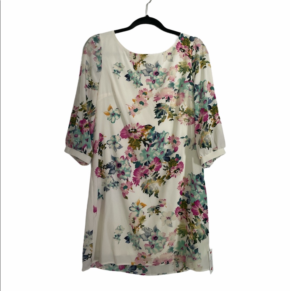 Bright floral tunic/dress NWT